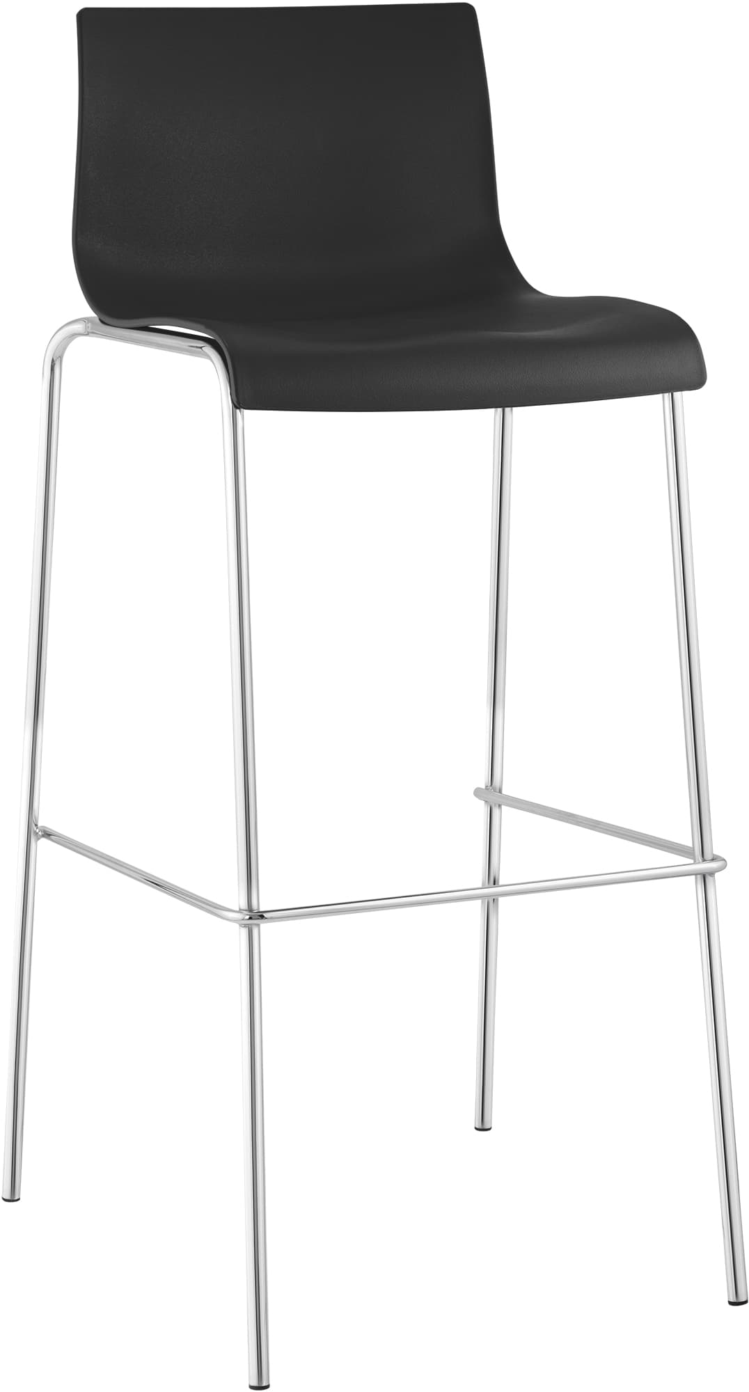 Barhocker Hover Kunststoff 4-Fuß Gestell