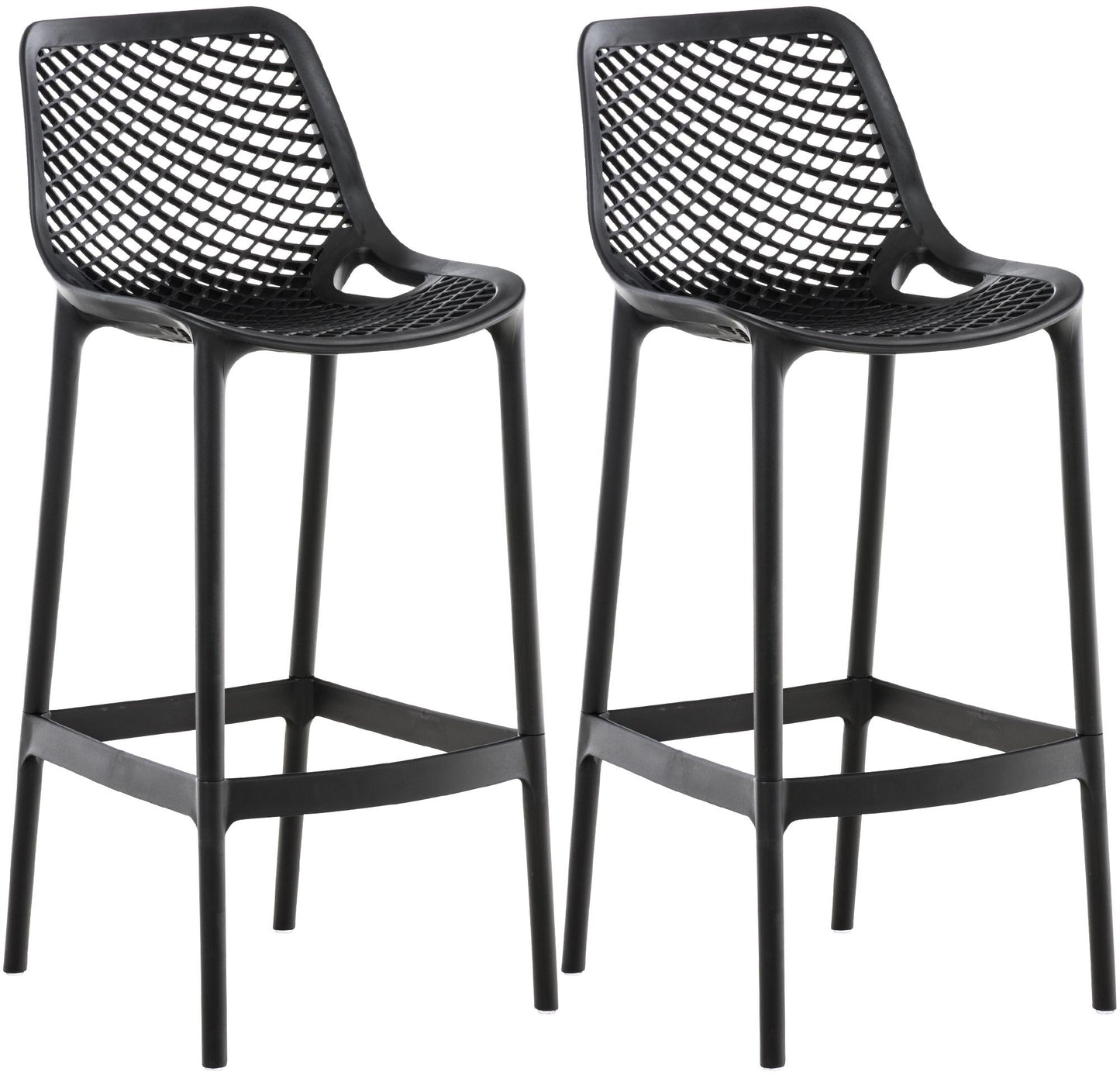 2er Set Outdoor Barhocker Air