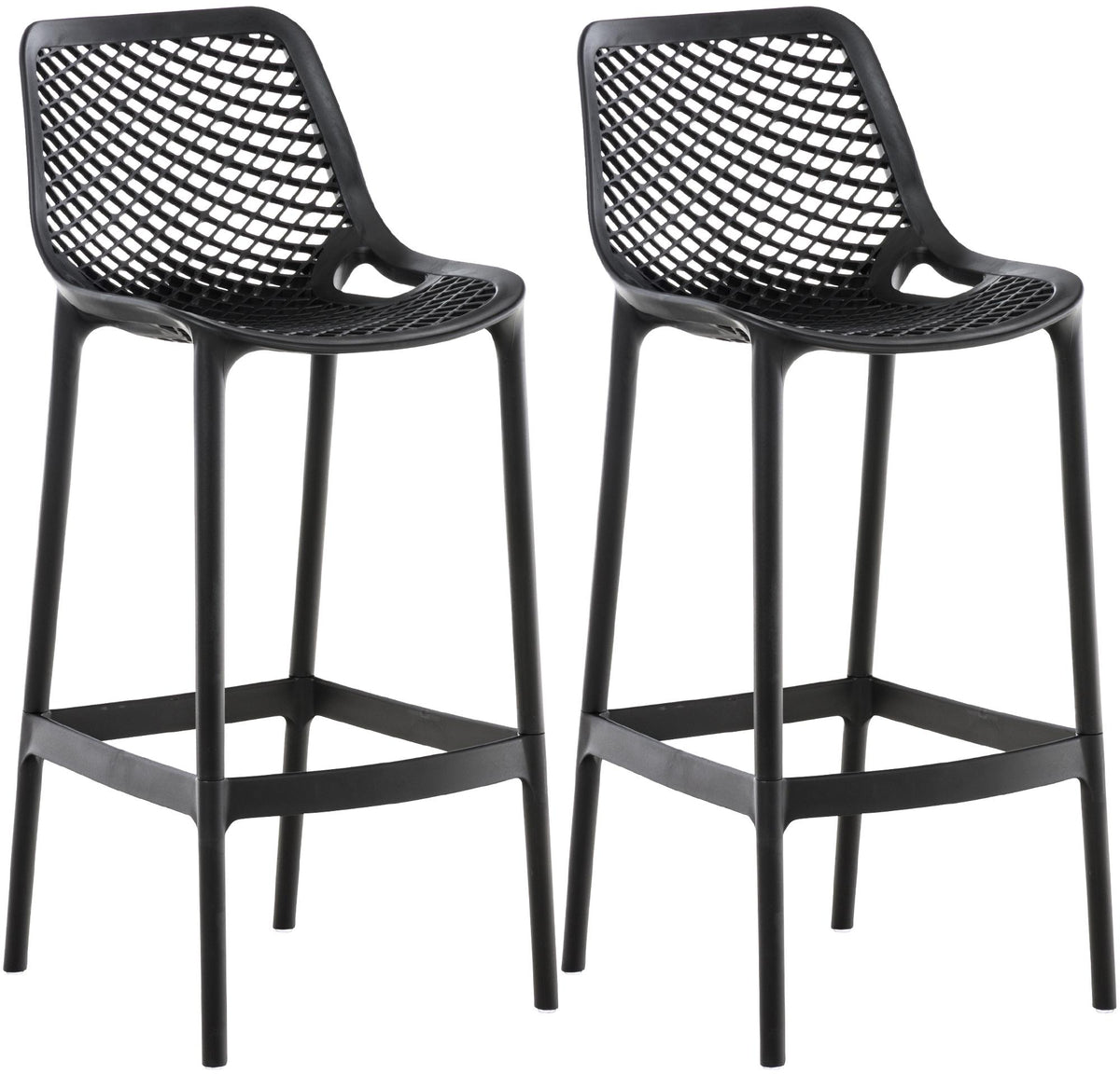 2er Set Outdoor Barhocker Air