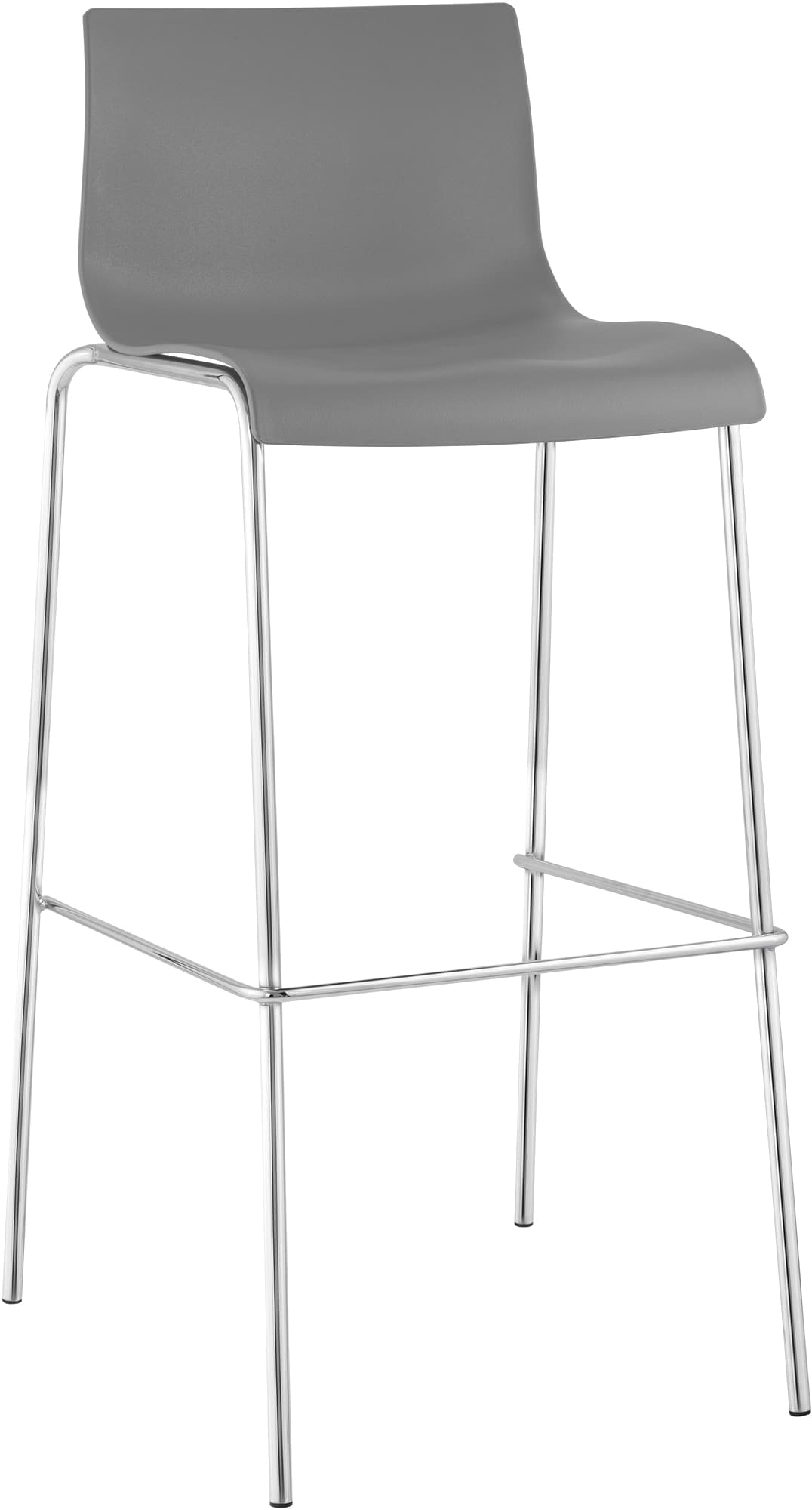 Barhocker Hover Kunststoff 4-Fuß Gestell