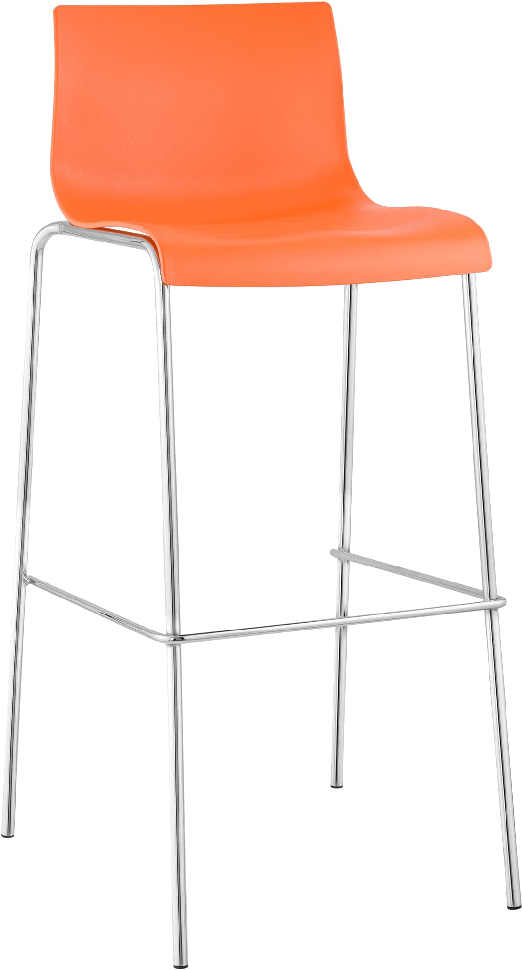 Barhocker Hover Kunststoff 4-Fuß Gestell