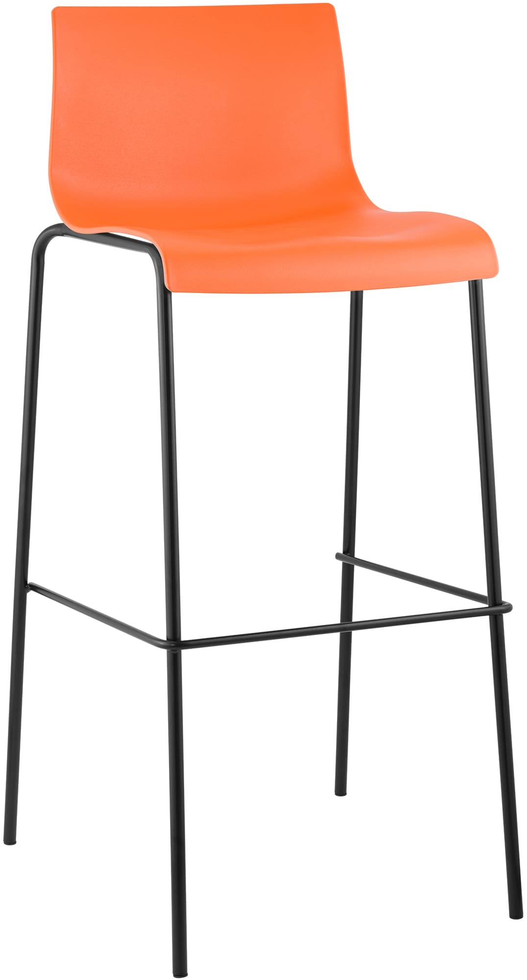 Barhocker Hover Kunststoff 4-Fuß Gestell