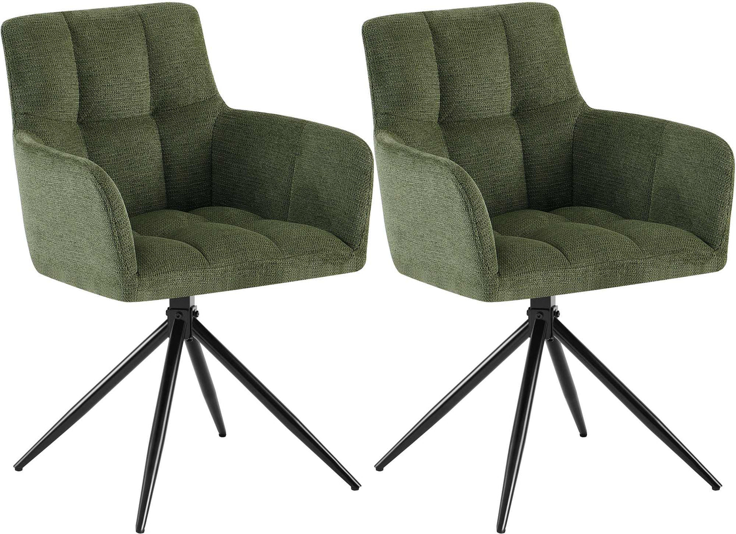 2er Set Esszimmerstuhl Jonah Stoff