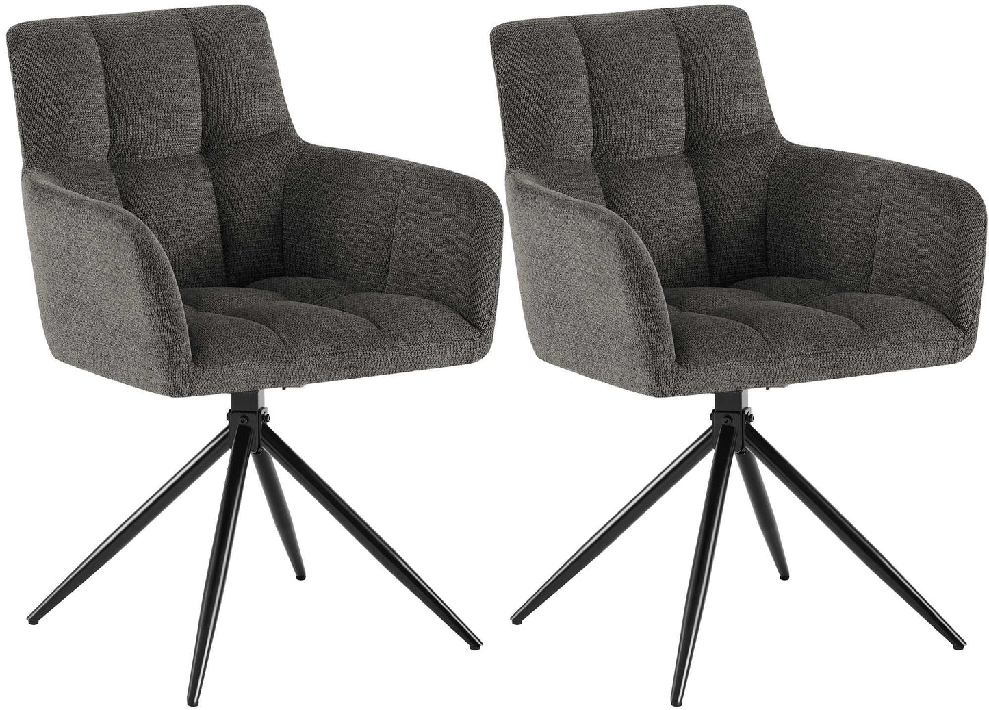 2er Set Esszimmerstuhl Jonah Stoff