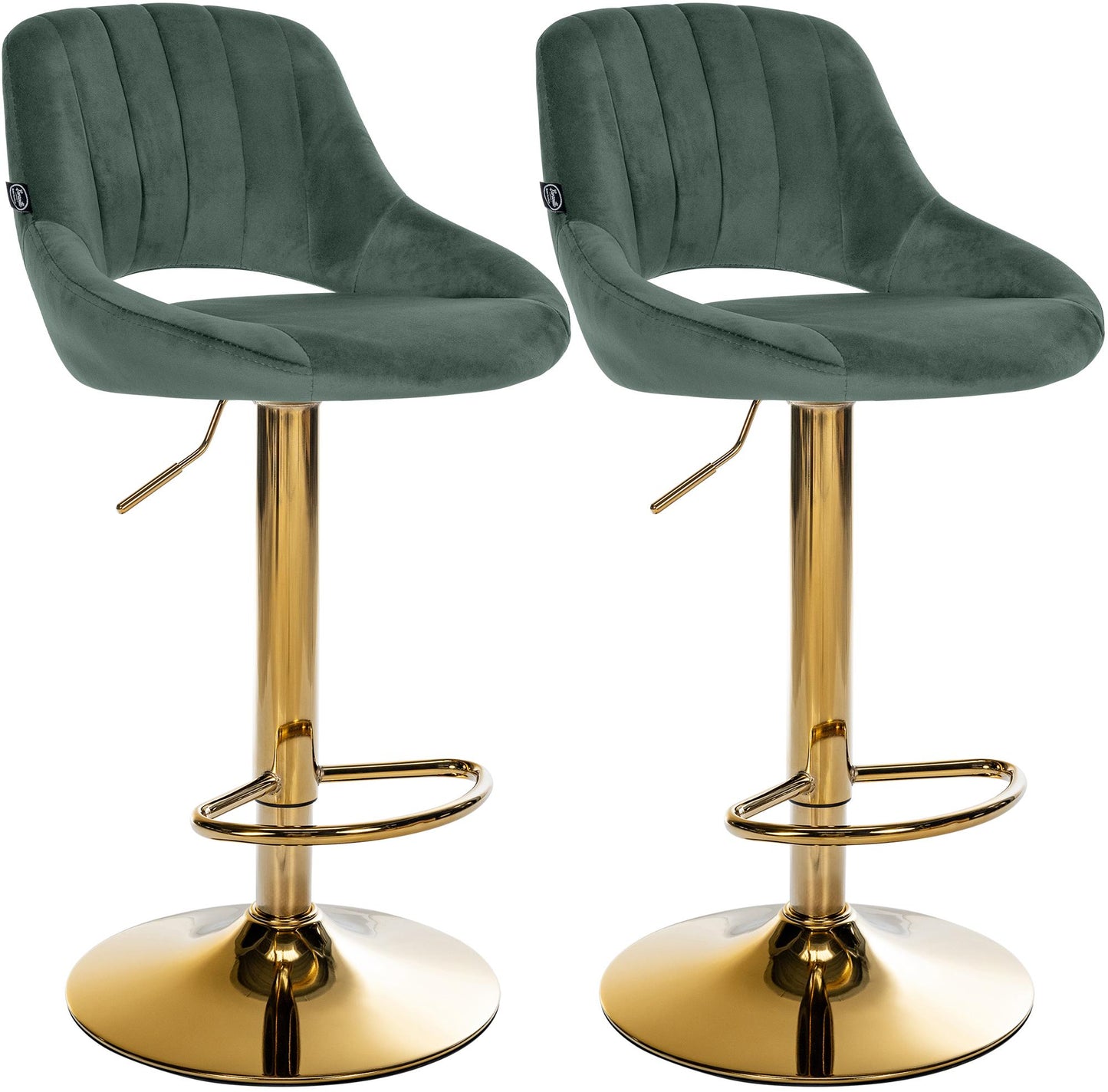 2er Set Barhocker Milet Samt