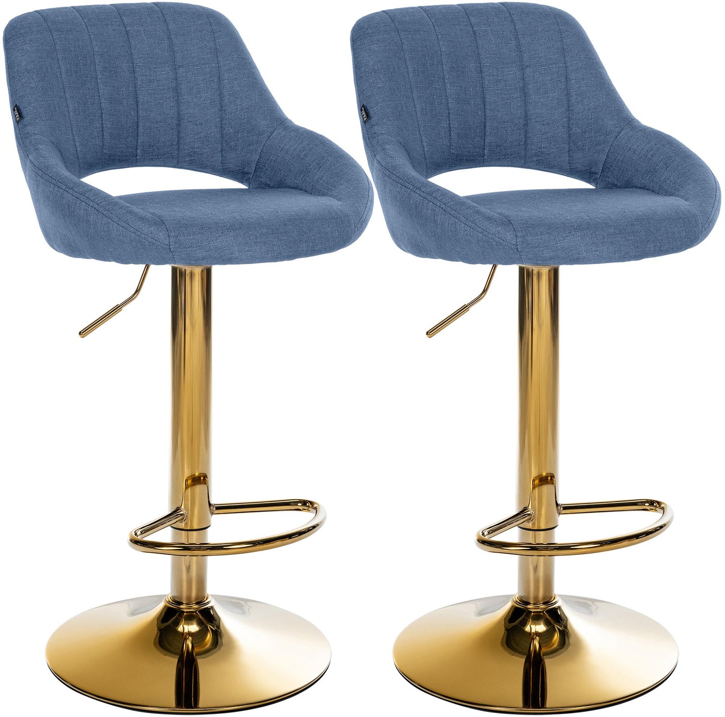 2er Set Barhocker Milet Stoff