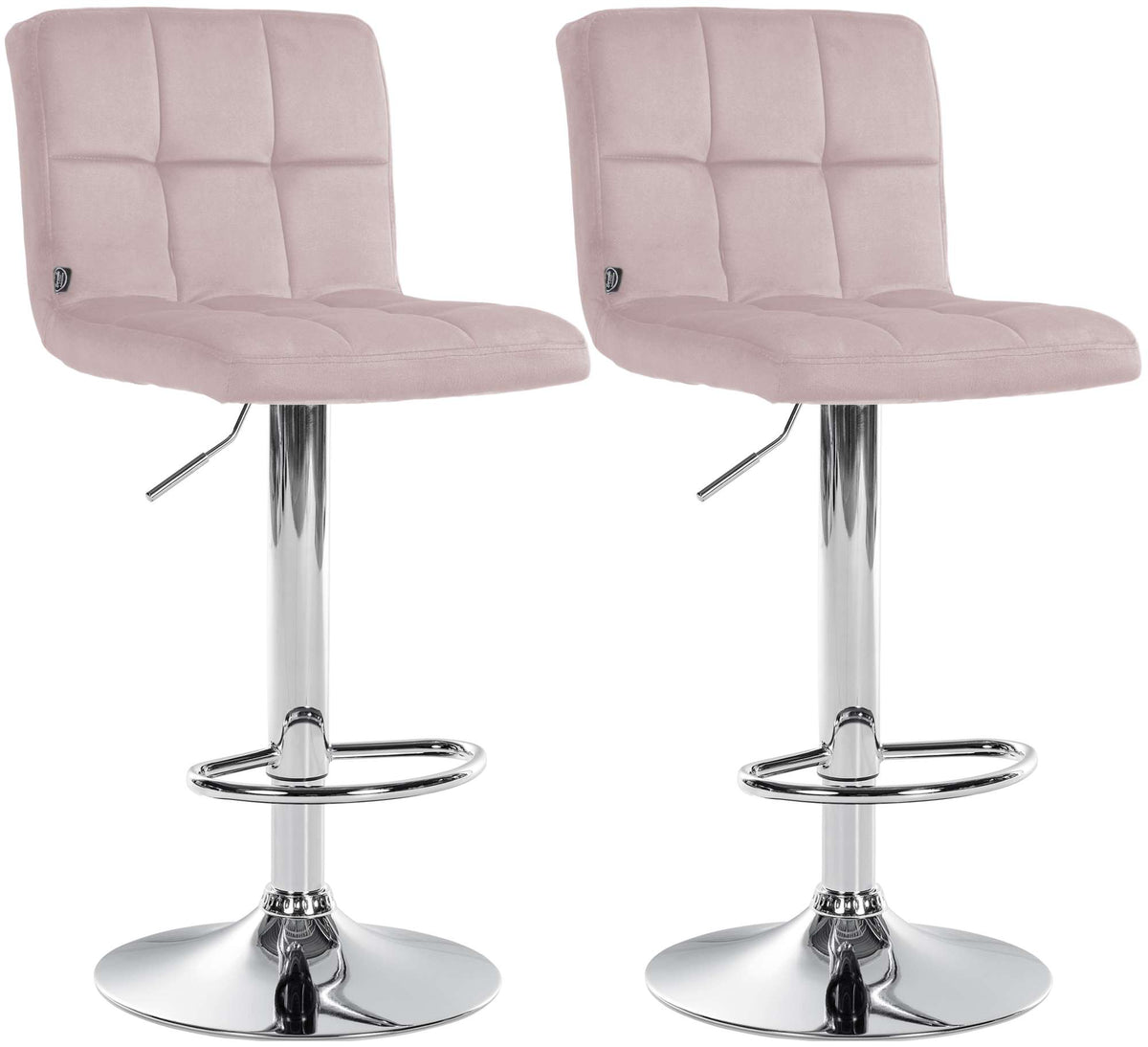 2er Set Barhocker Peru Samt