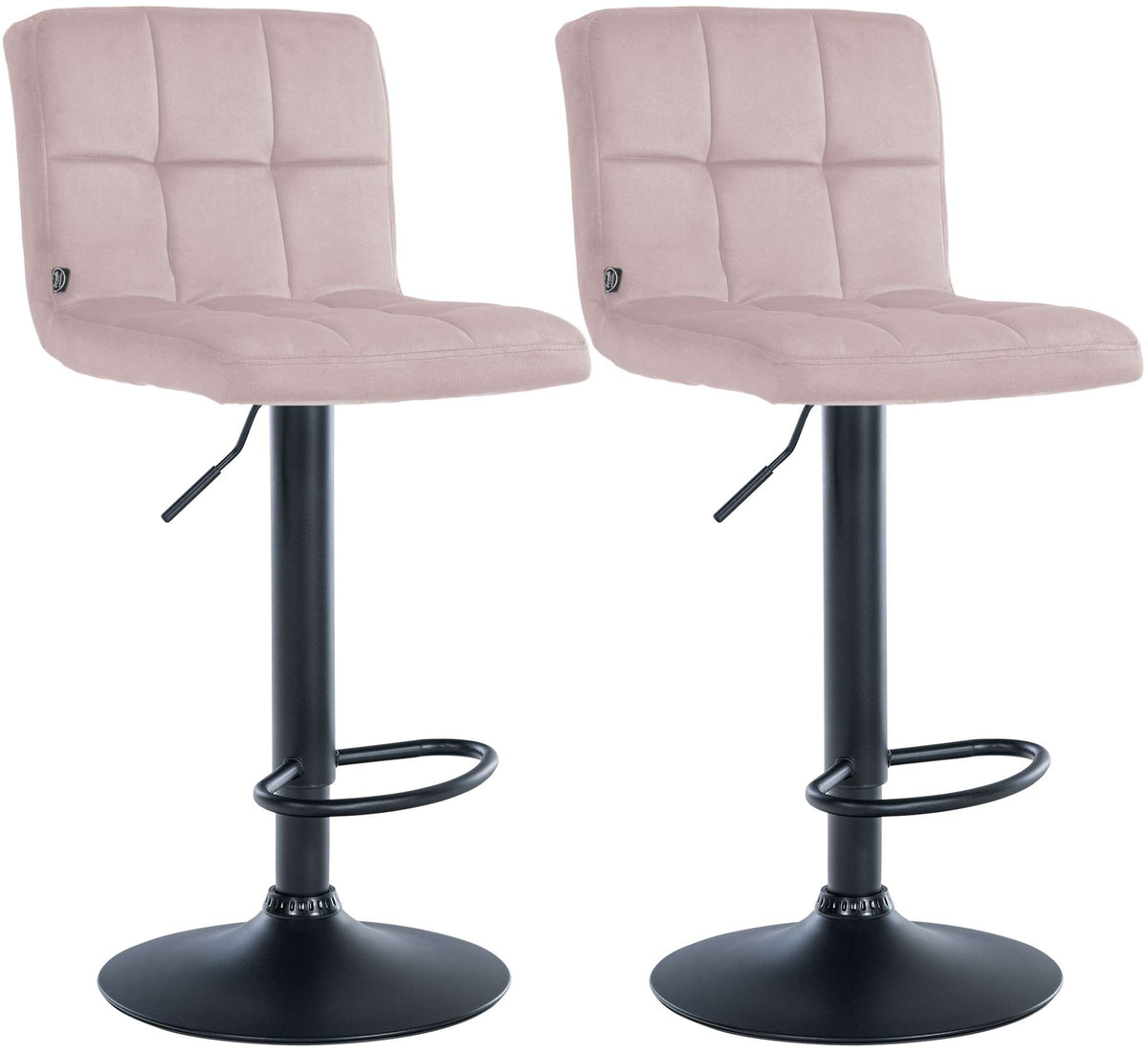 2er Set Barhocker Peru Samt