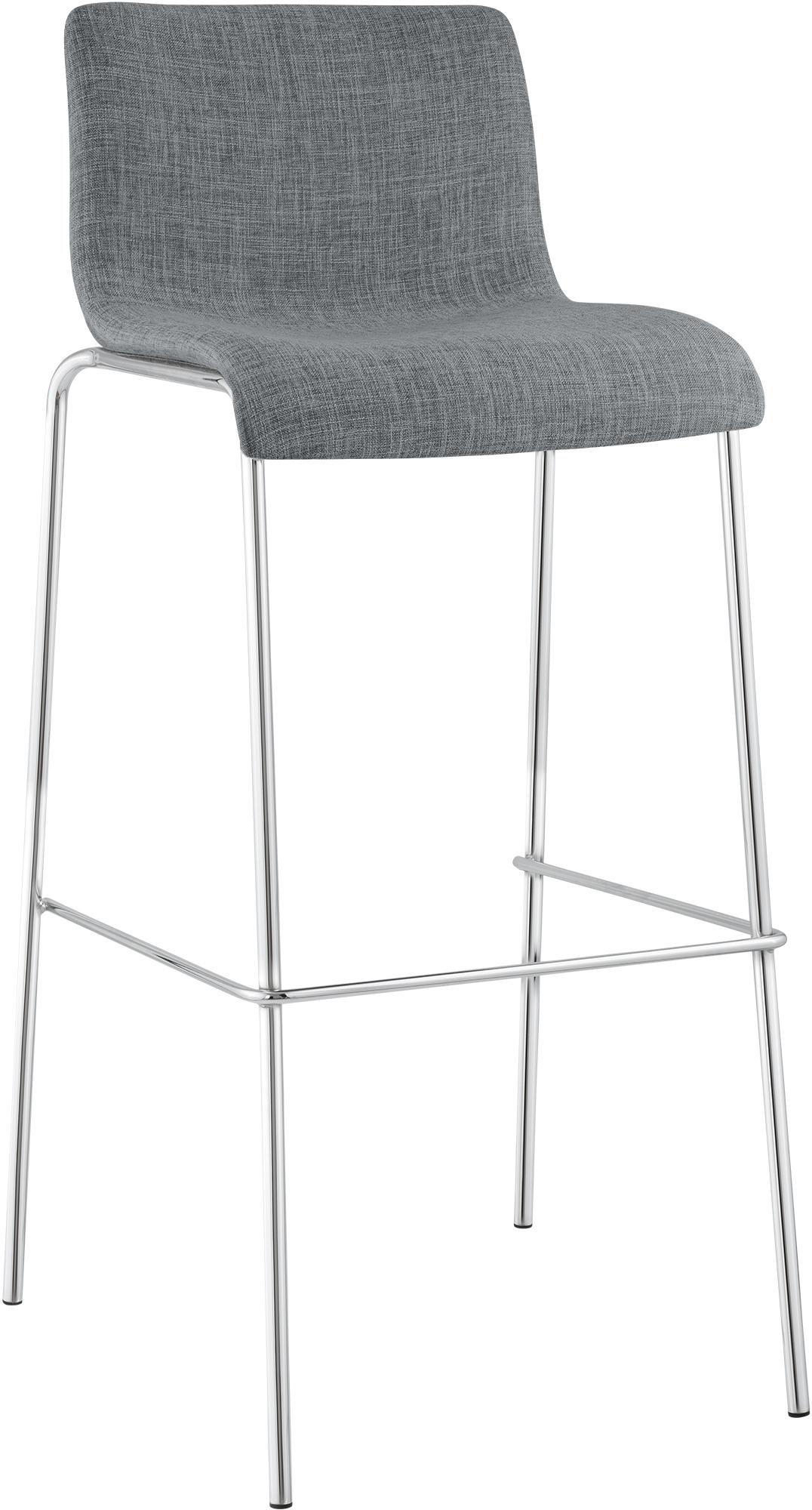 Barhocker Hover Stoff Vierfußgestell