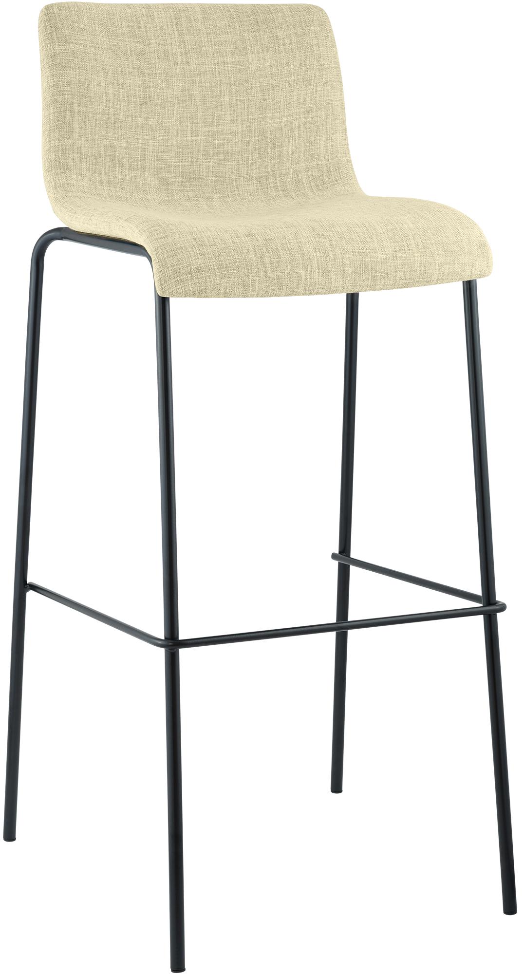 Barhocker Hover Stoff Vierfußgestell