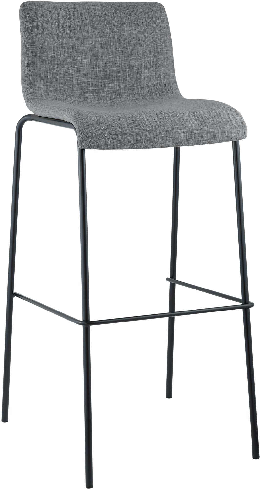 Barhocker Hover Stoff Vierfußgestell