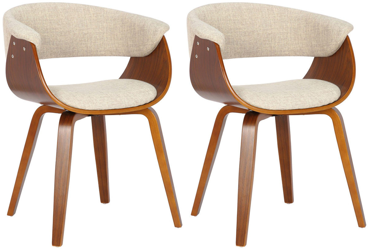2er Set Esszimmerstuhle Bruce Stoff