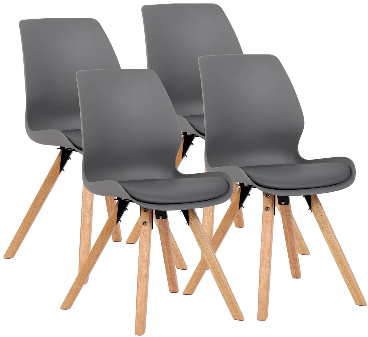 4er Set Stuhl Luna