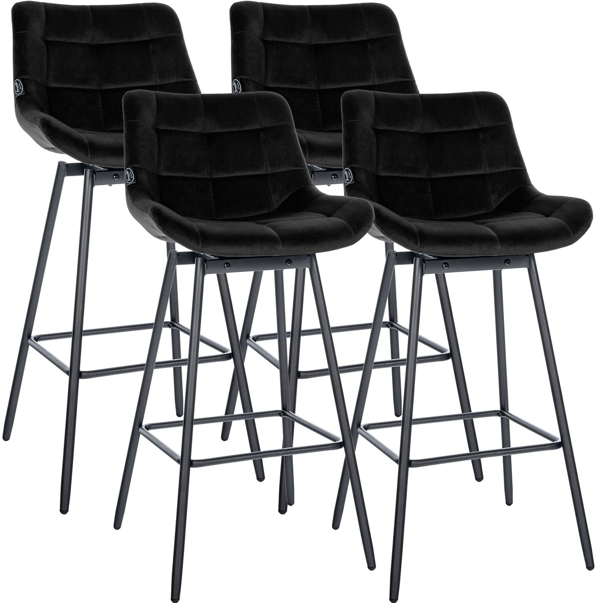4er Set Barhocker Weston schwenkbar