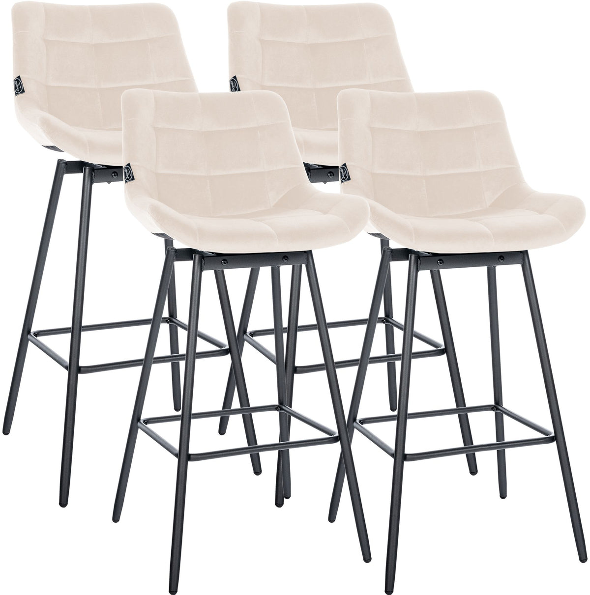 4er Set Barhocker Weston schwenkbar
