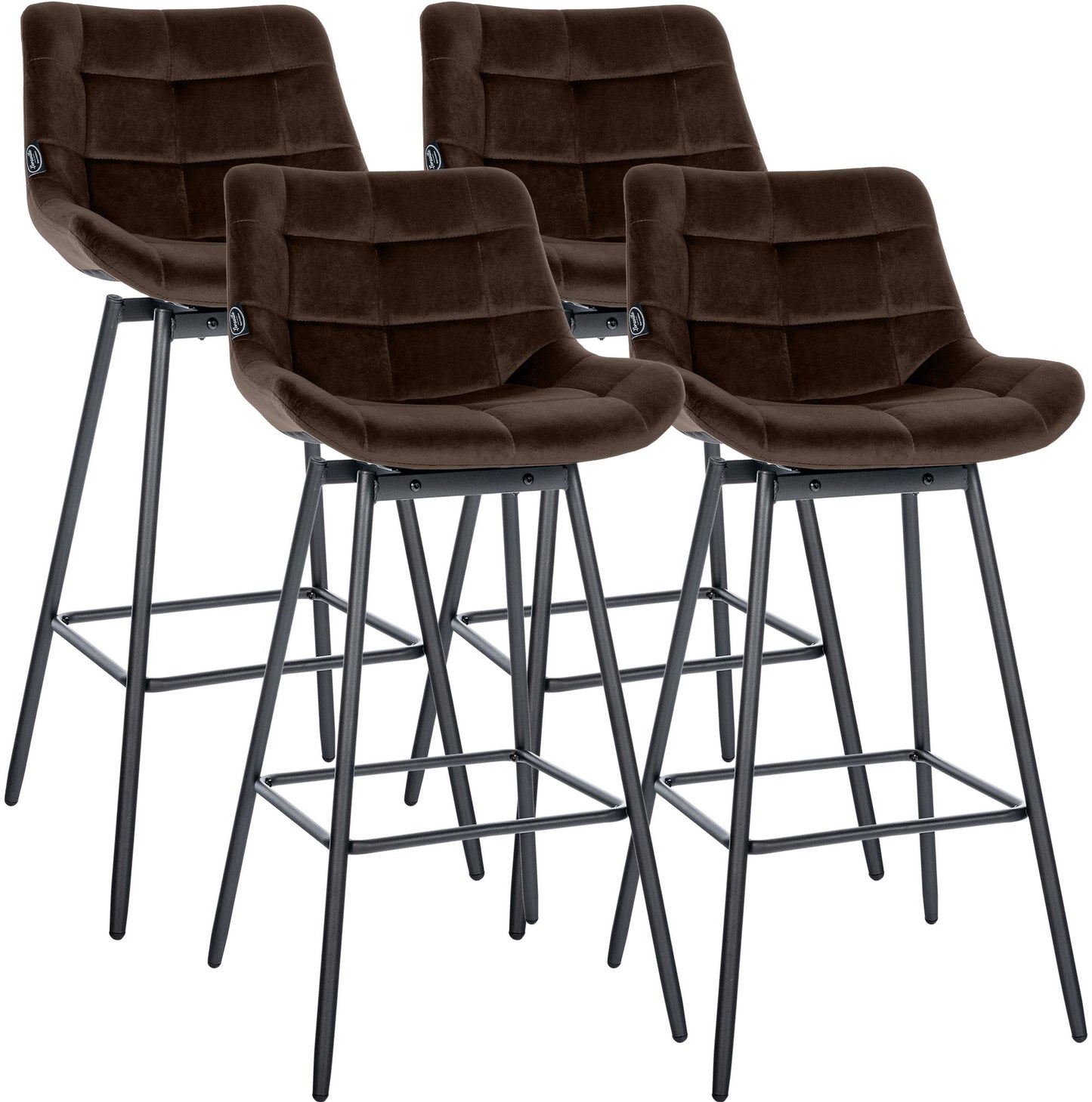 4er Set Barhocker Weston schwenkbar
