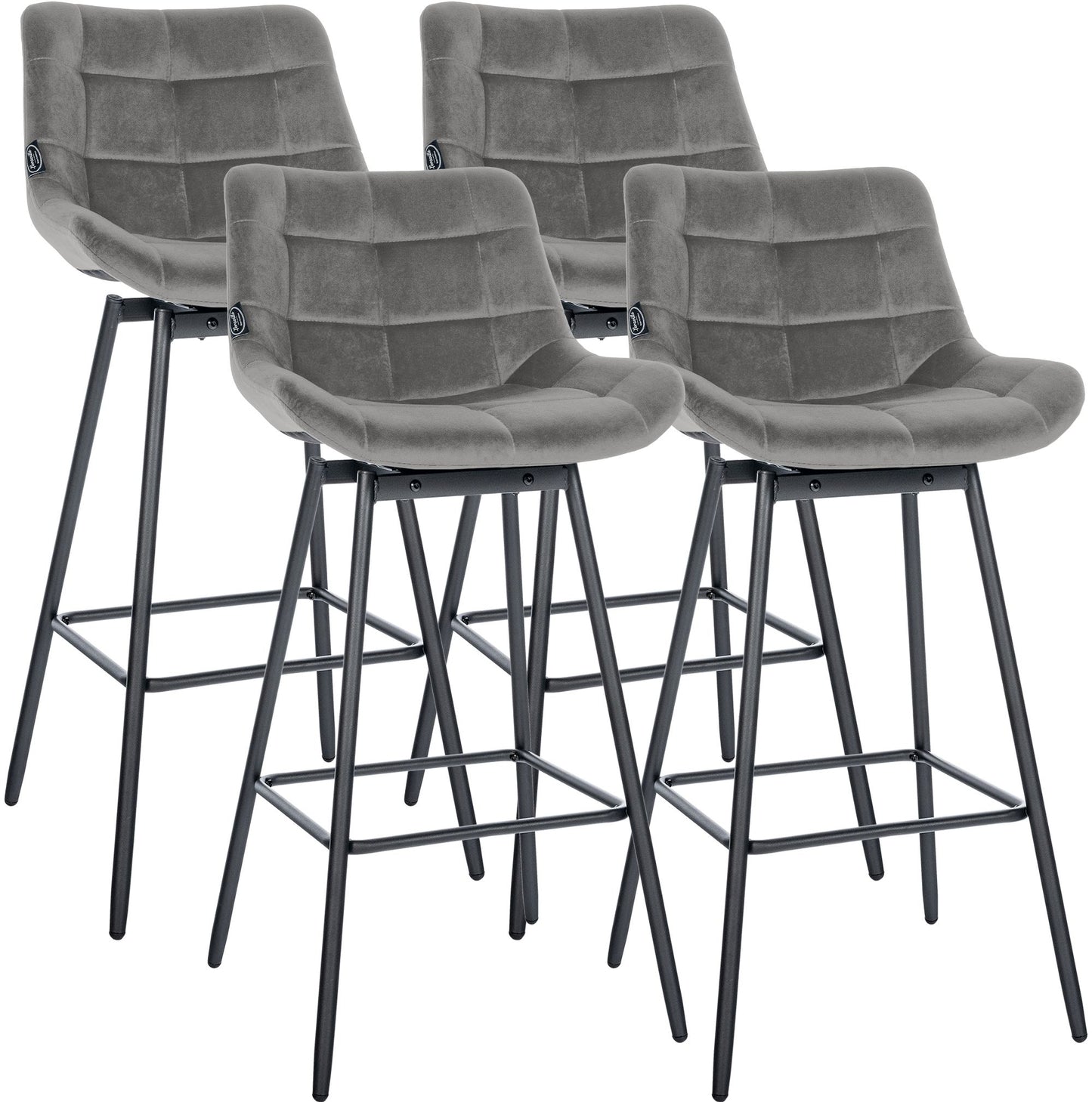 4er Set Barhocker Weston schwenkbar