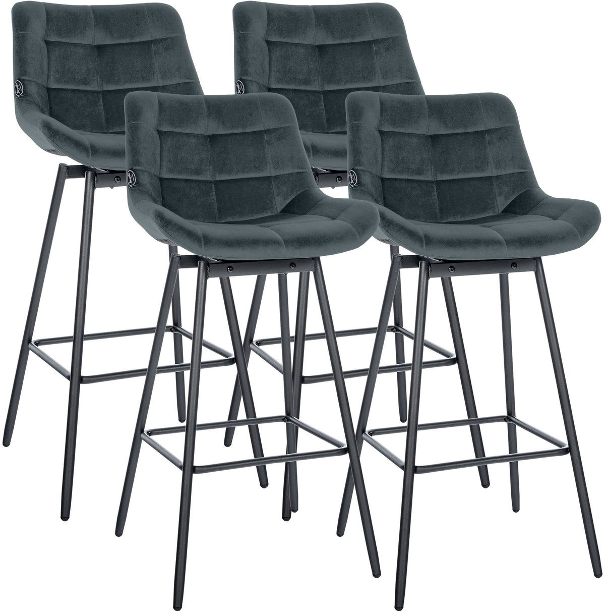 4er Set Barhocker Weston schwenkbar