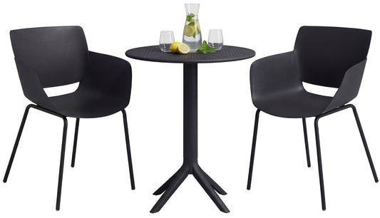Gartenmöbel-Set Siora mit 2 Stühlen