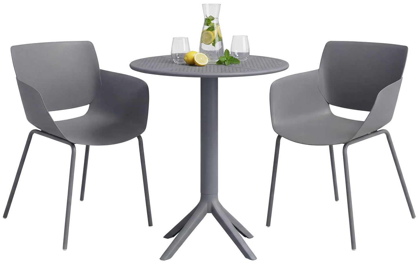 Gartenmöbel-Set Siora mit 2 Stühlen