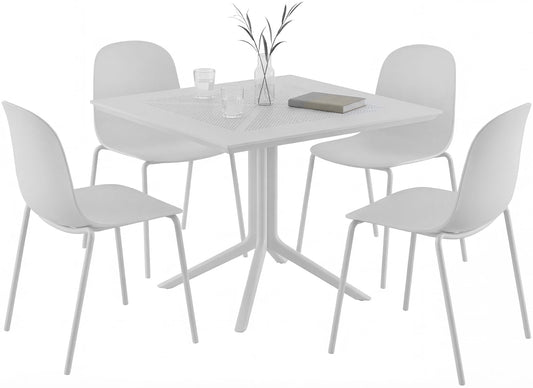 Gartenmöbel-Set Zeron mit 4 Stühlen