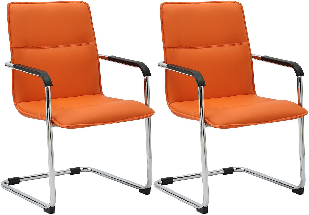 2er Set Freischwinger Seattle Kunstleder