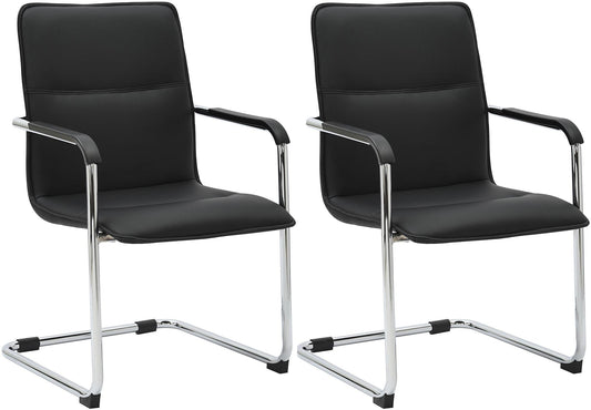 2er Set Freischwinger Seattle Kunstleder