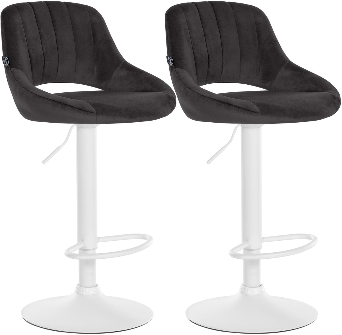 2er Set Barhocker Milet Samt