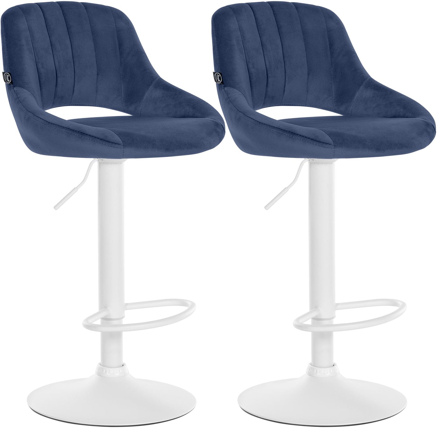 2er Set Barhocker Milet Samt