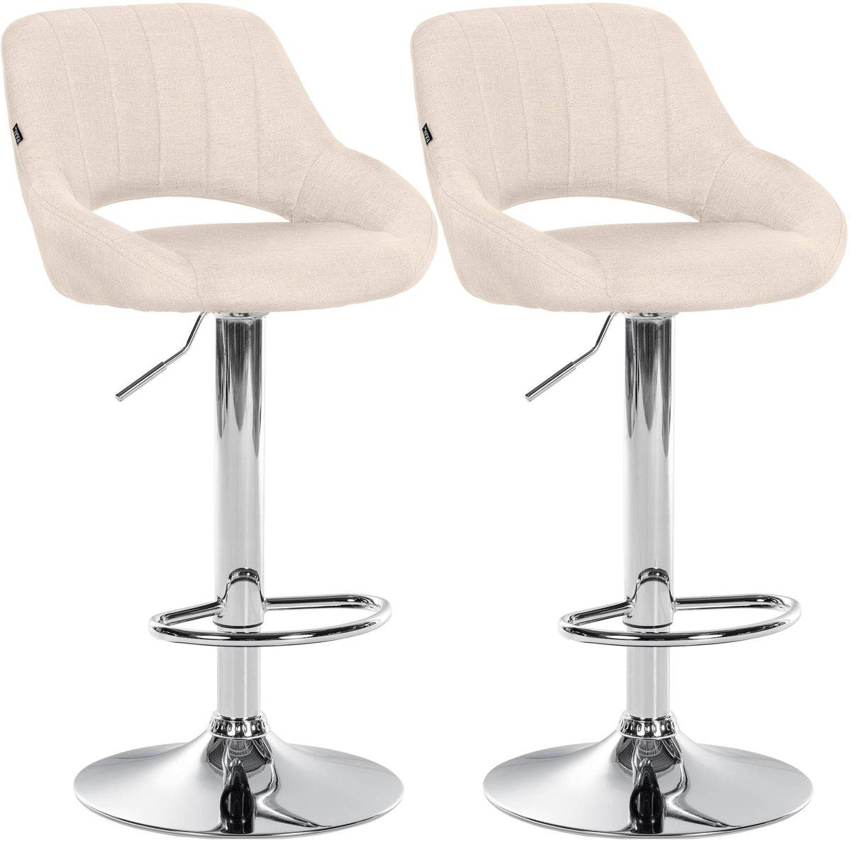 2er Set Barhocker Milet Stoff