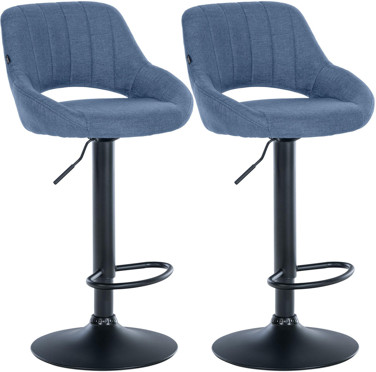 2er Set Barhocker Milet Stoff