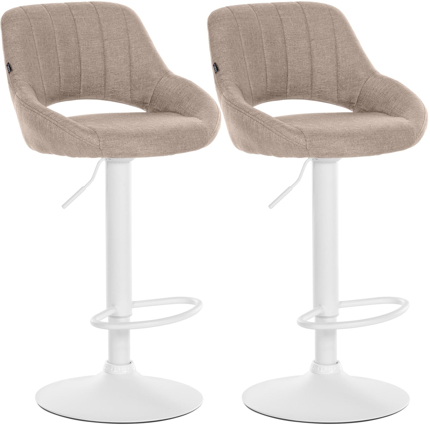 2er Set Barhocker Milet Stoff
