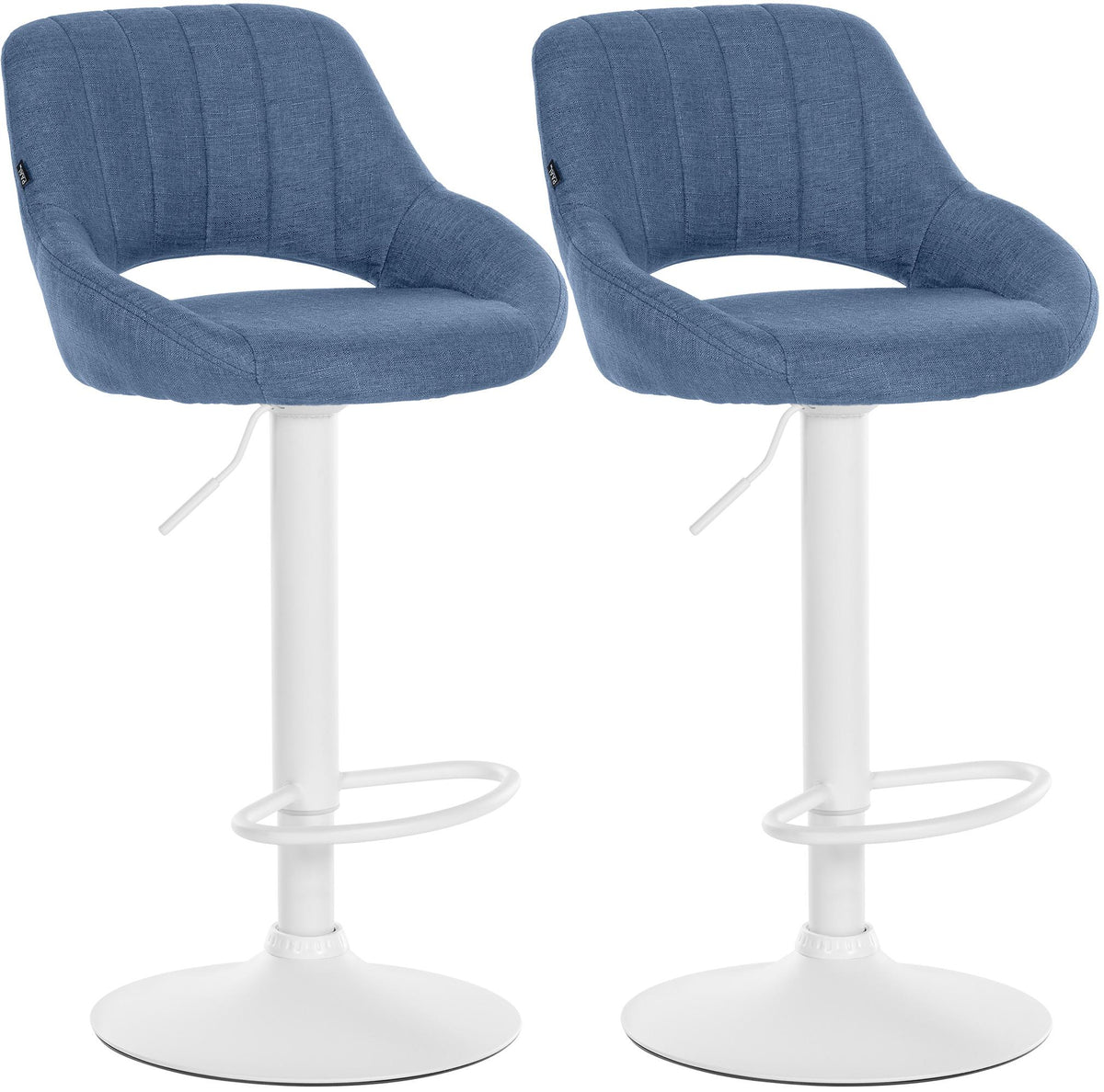2er Set Barhocker Milet Stoff