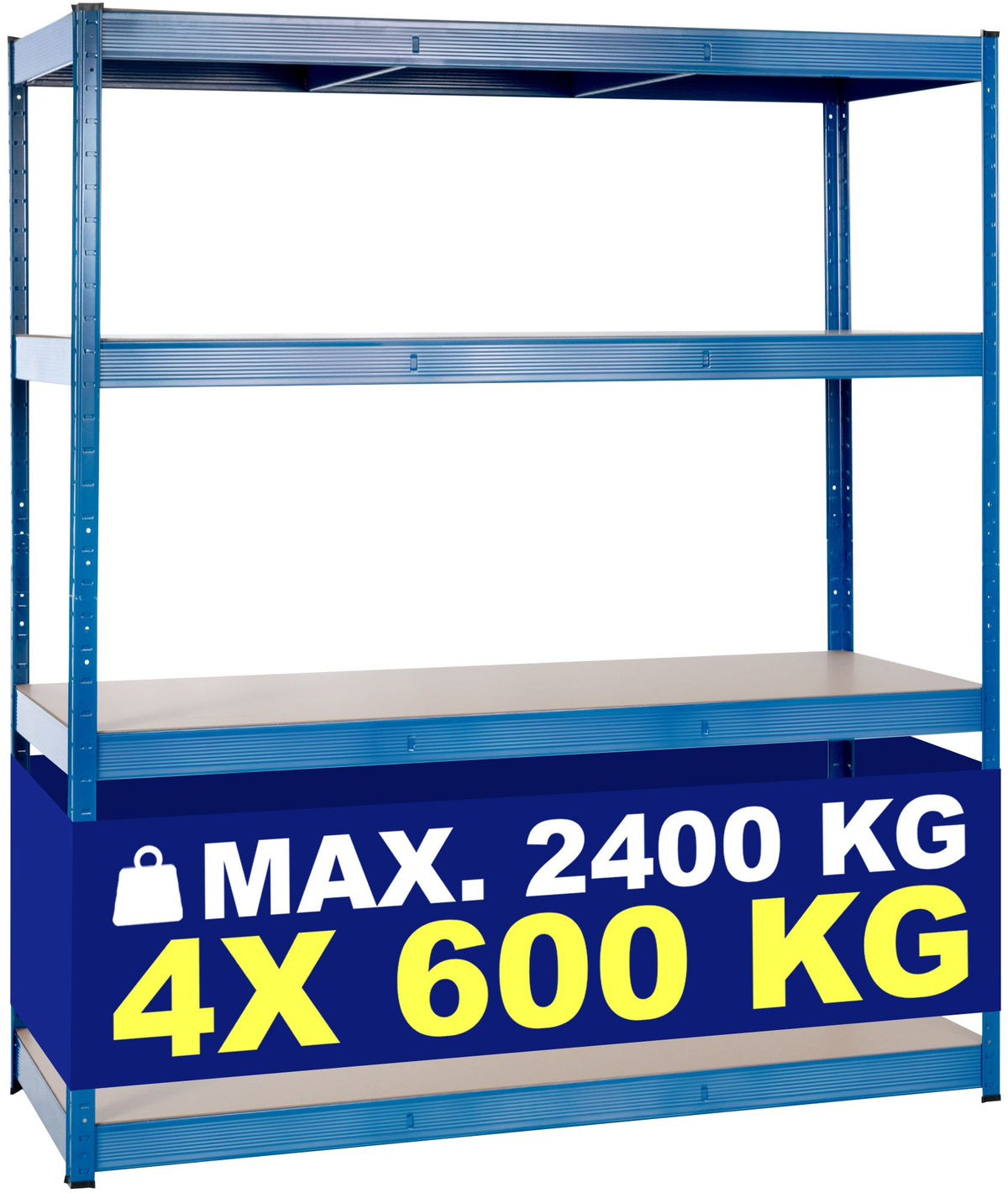 Schwerlastregal 160 x 60 x 180 cm