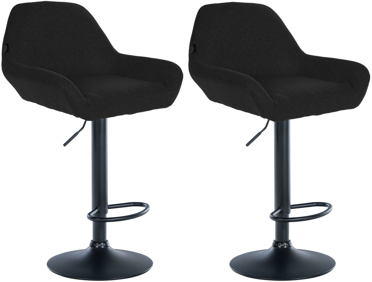 2er Set Barhocker Braga Stoff