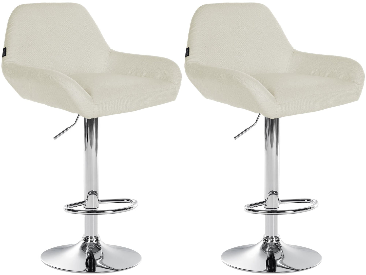 2er Set Barhocker Braga Stoff