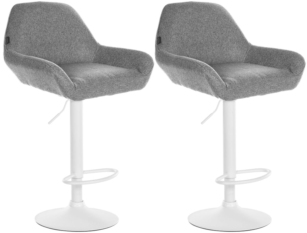 2er Set Barhocker Braga Stoff