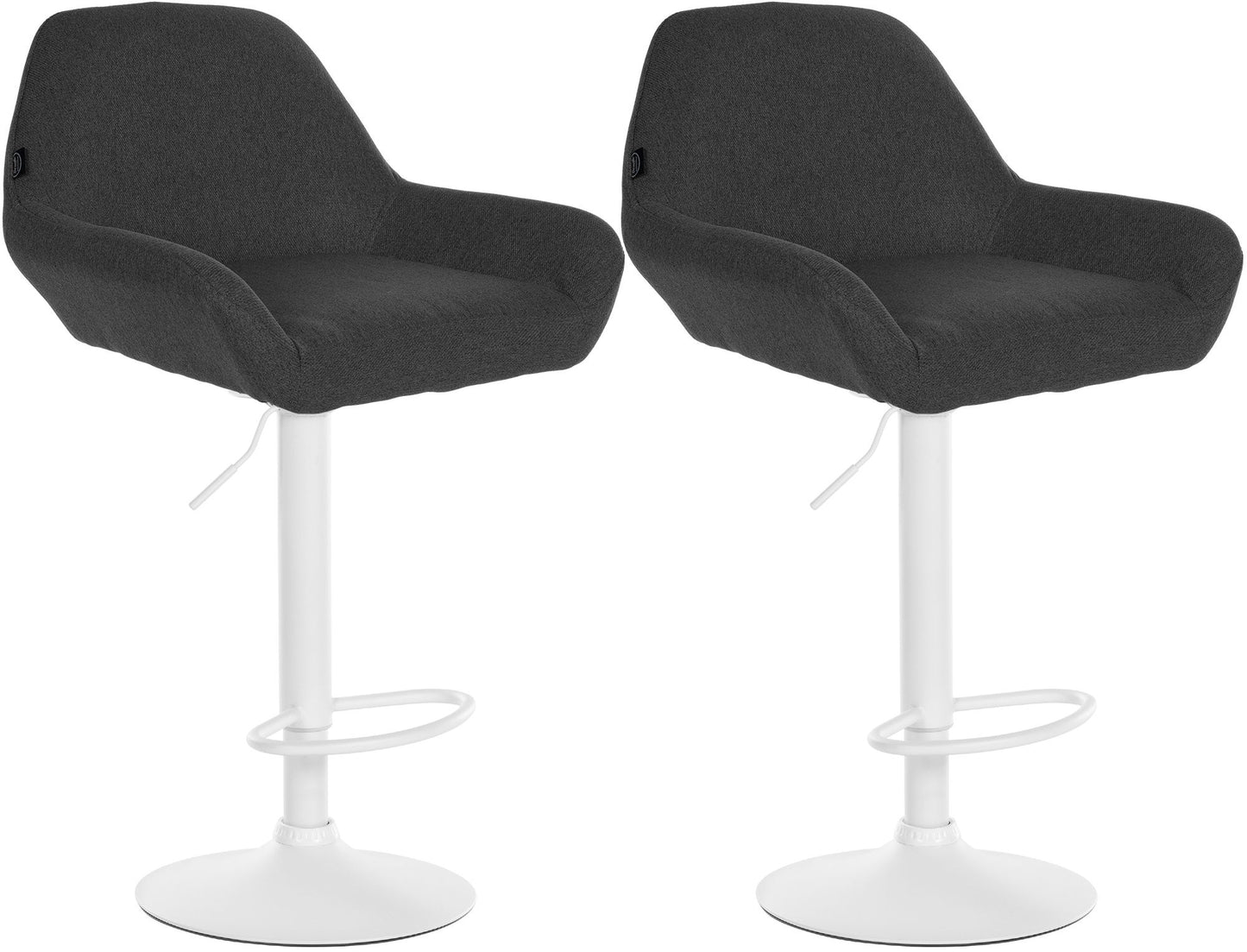 2er Set Barhocker Braga Stoff