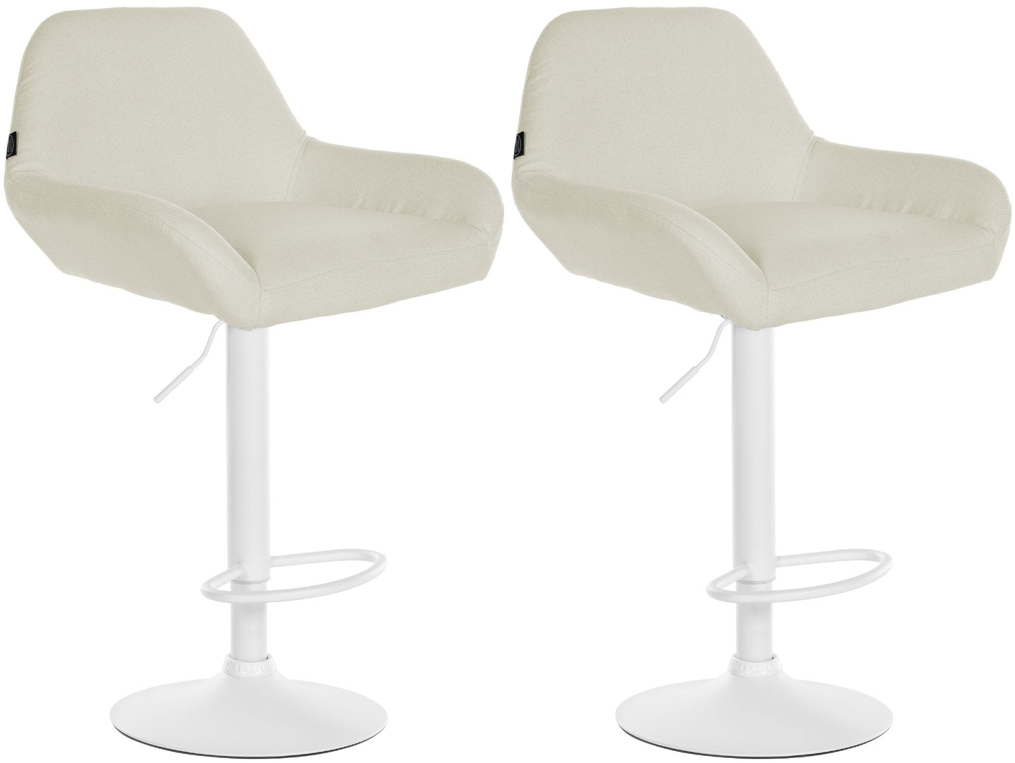 2er Set Barhocker Braga Stoff
