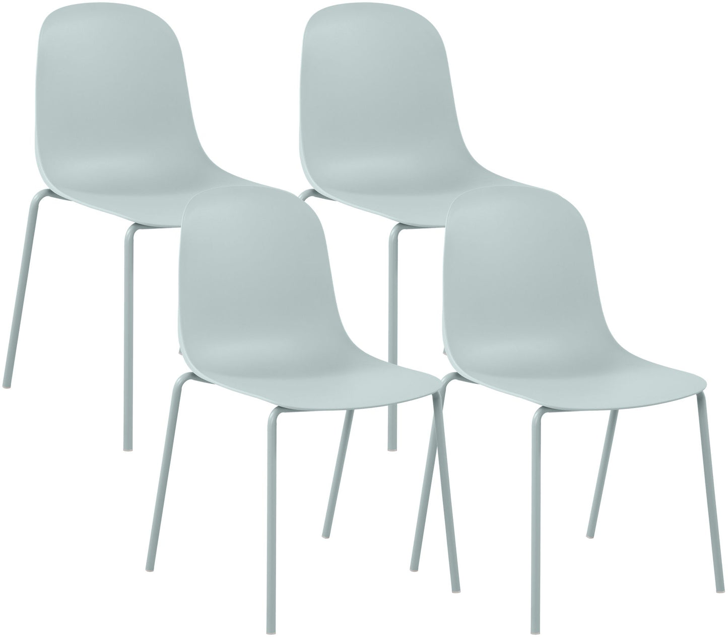 4er Set Stapelstühle Hardin