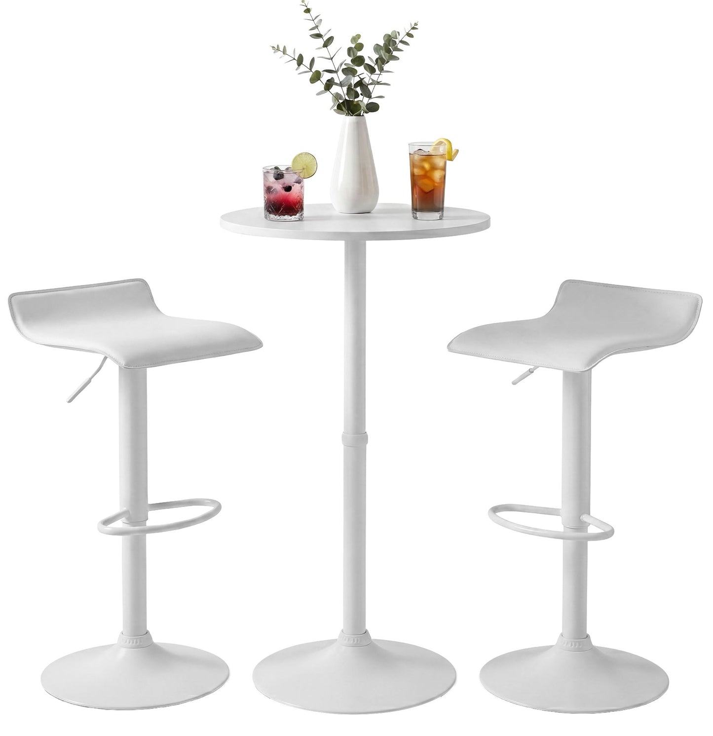 Bartisch-Set Lumo mit zwei Barhockern